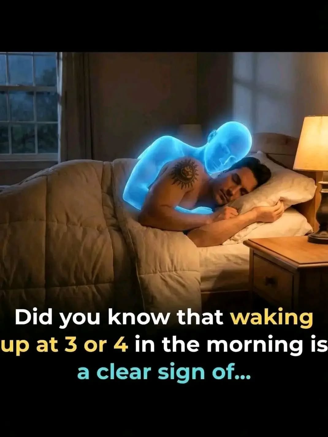 Did You Know That Waking Up At 3 Or 4 In The Morning Is A Clear Sign Of